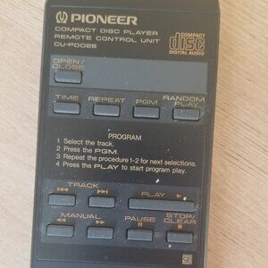 Pioneer CD Disc Player Remote Control